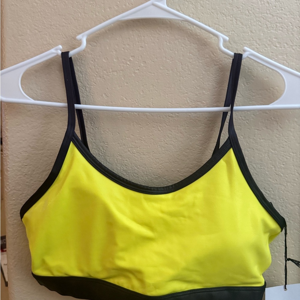 ZYIA Yellow and Black Bra